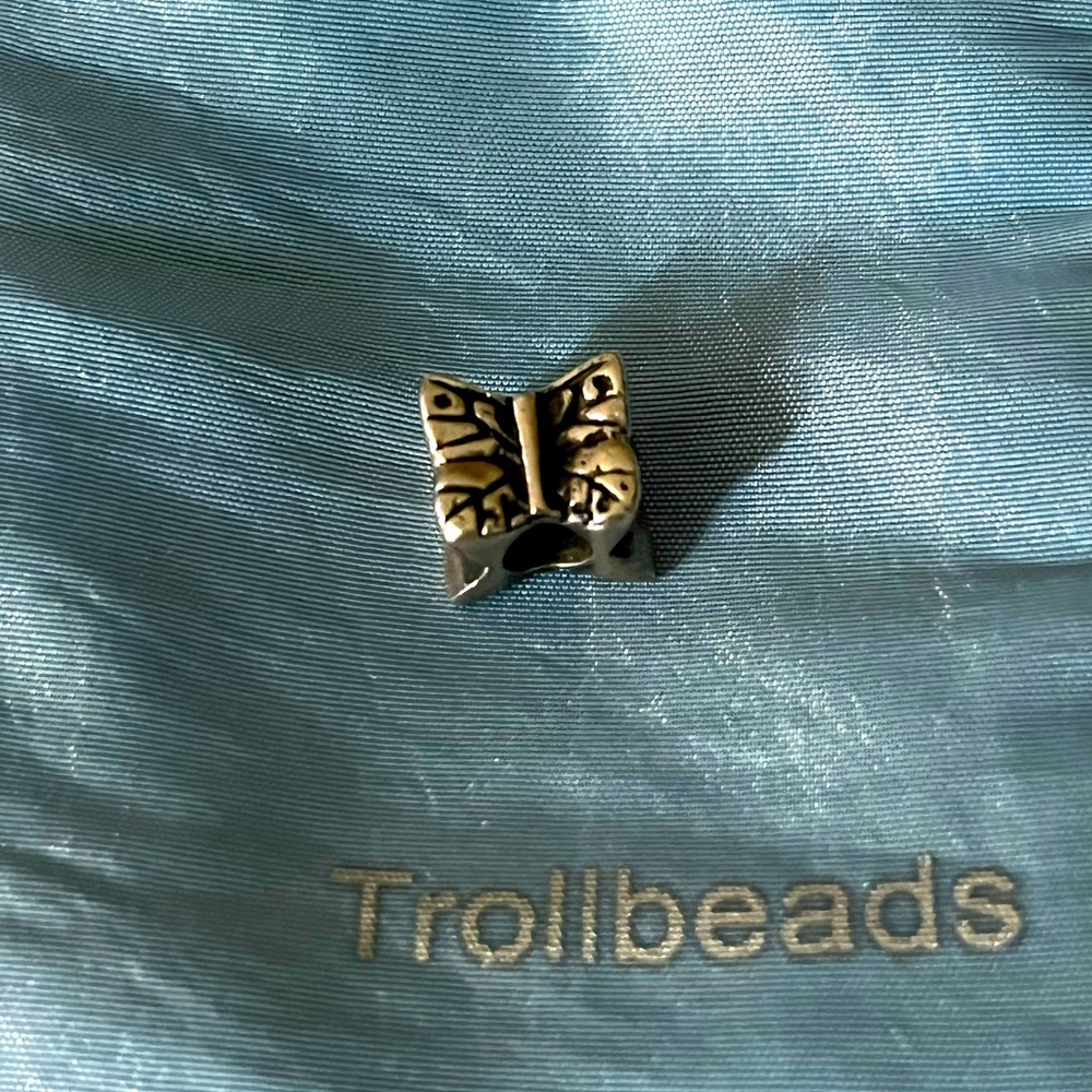 Retired Trollbeads Charm “Butterfly Bead”